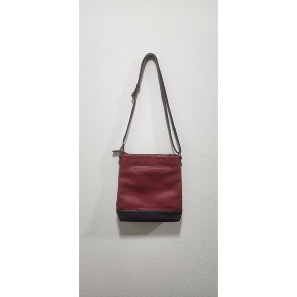 NWOT CHALA BURGUNDY SLIM CAT SWEET MESSENGER CROSSBODY TOTE PURSE FAUX LEATHER - Picture 5 of 6